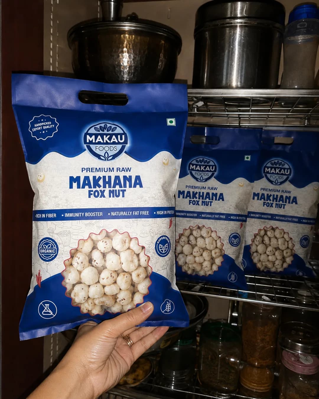 Makau Foods A+ Grade makhana