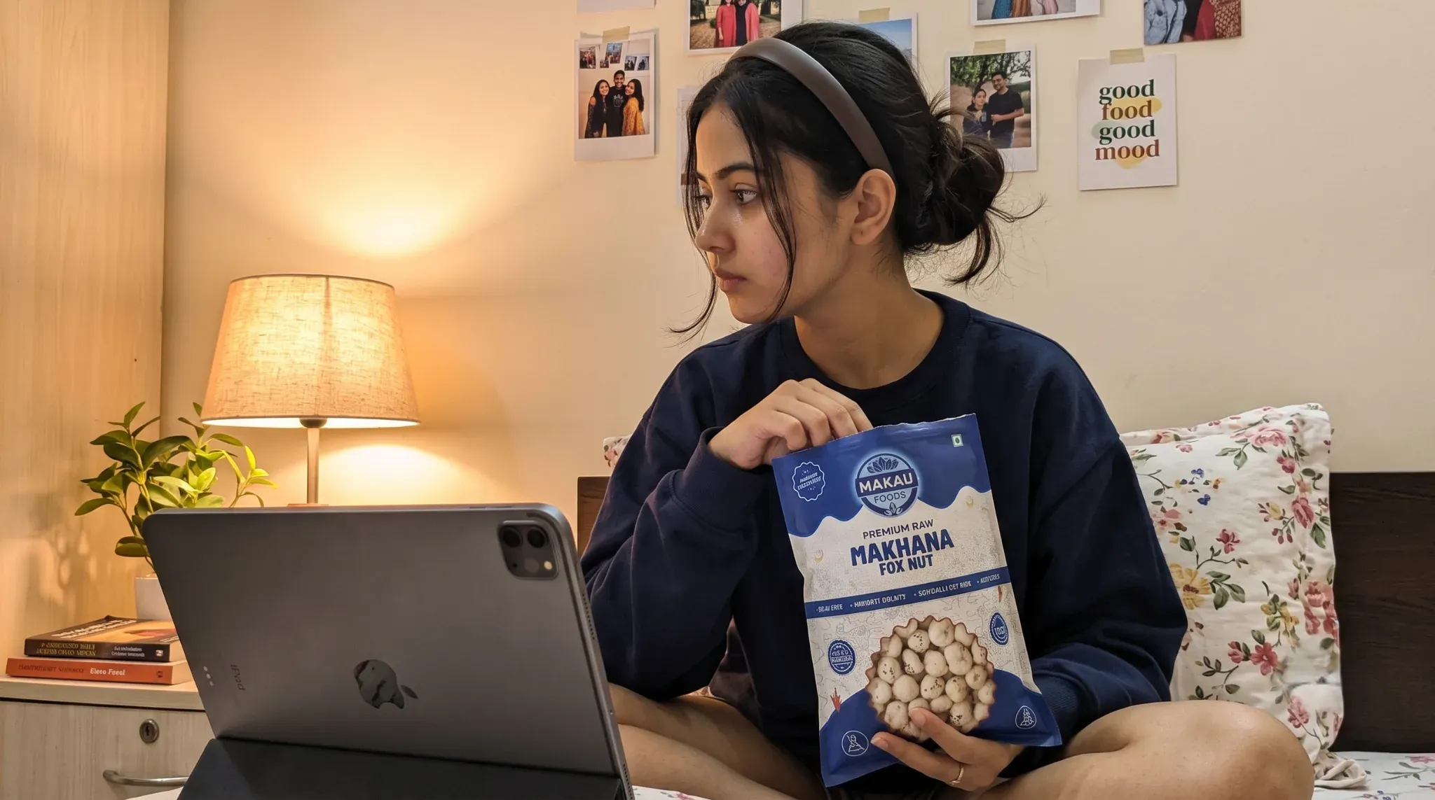 Straight from the pack, as a snack